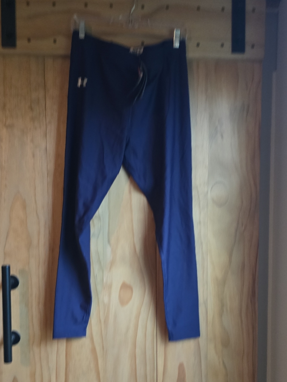 Under Armour Navy Blue Mens Performance Leggings